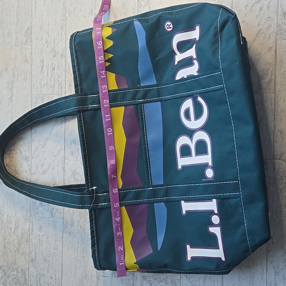 L.L. Bean Tote Bag Mount Katahidin Graphics - Picture 2 of 10